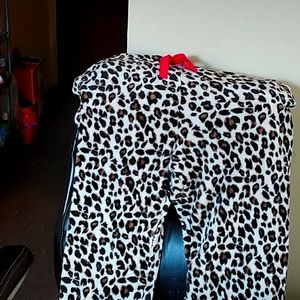 Women's animal print lounging pants
